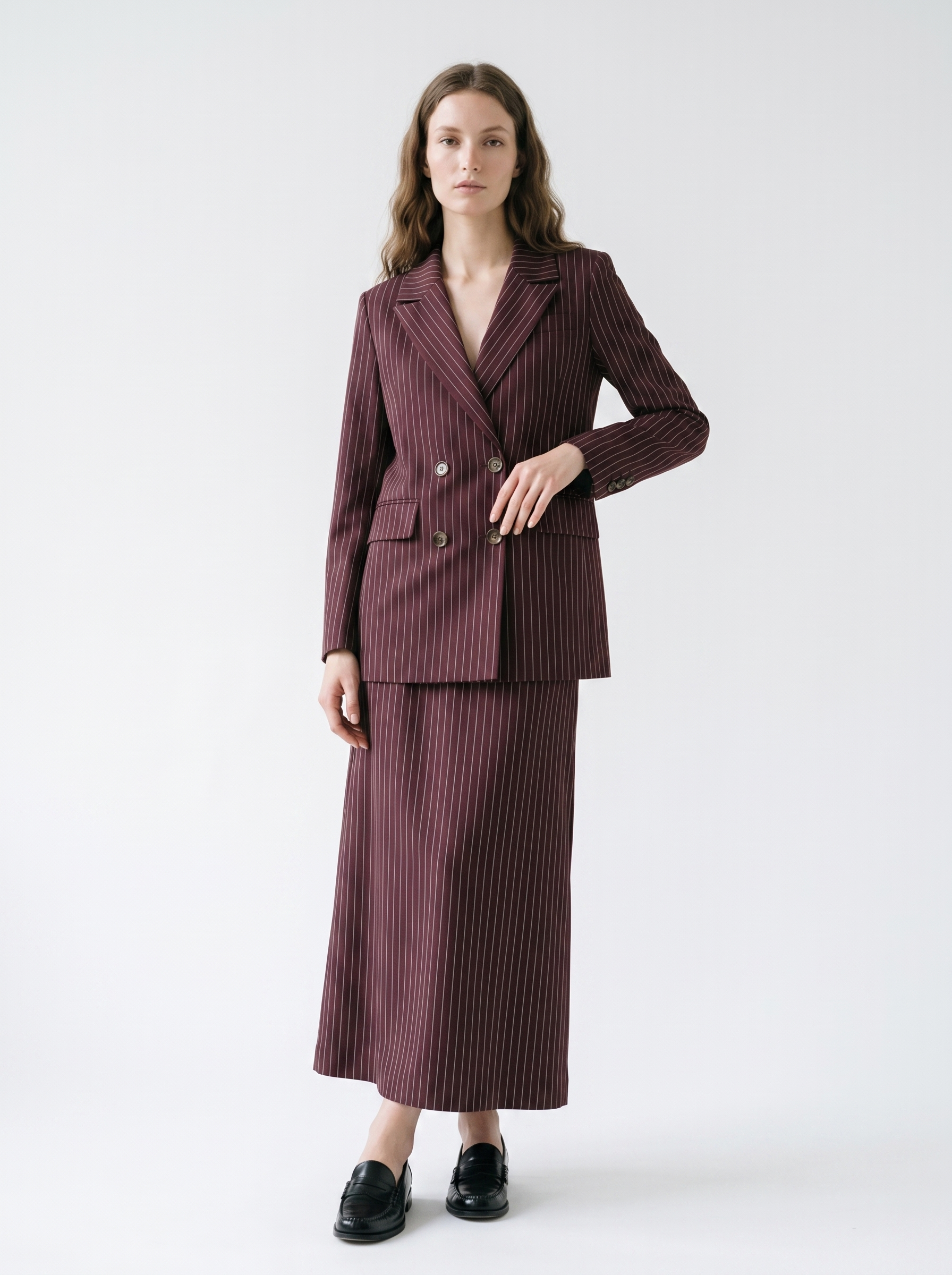 The Mayfair Skirt Stripe - 102 cm
