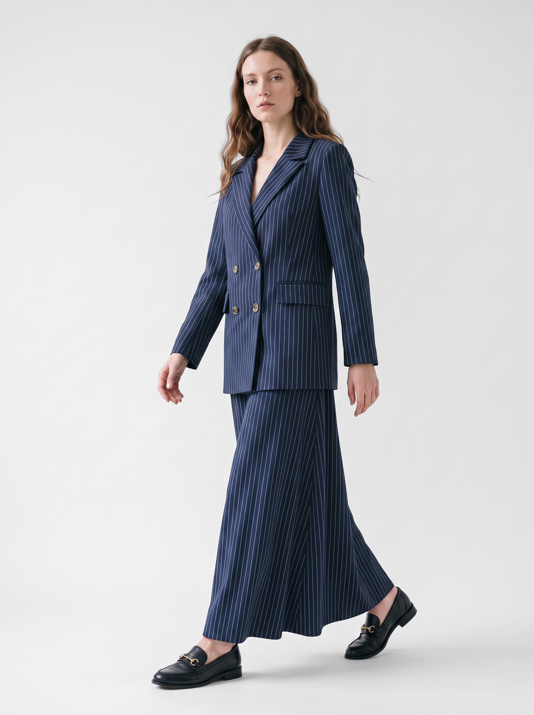 The Mayfair Skirt Stripe - 102 cm