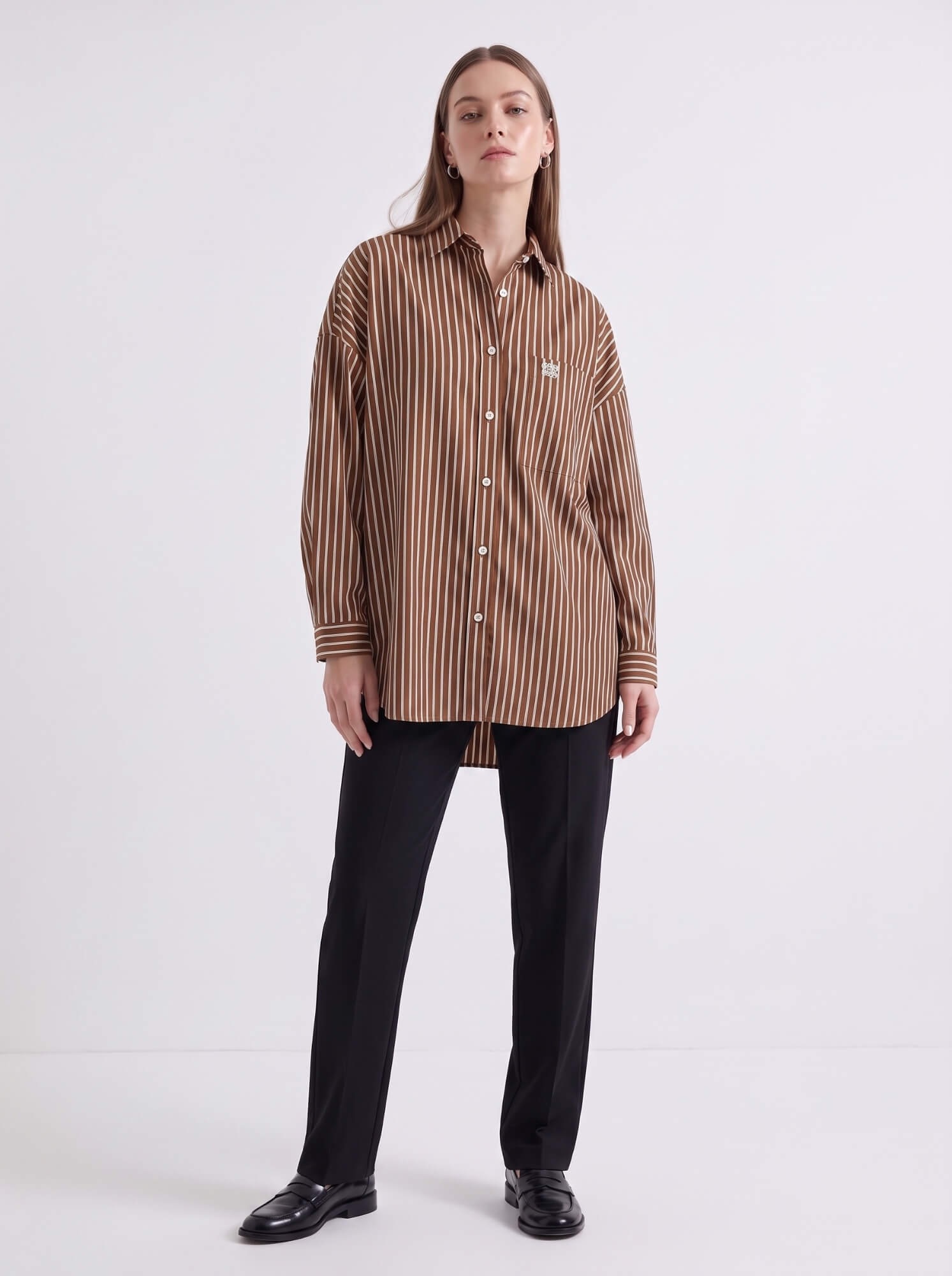 New Oversize Shirt Stripe