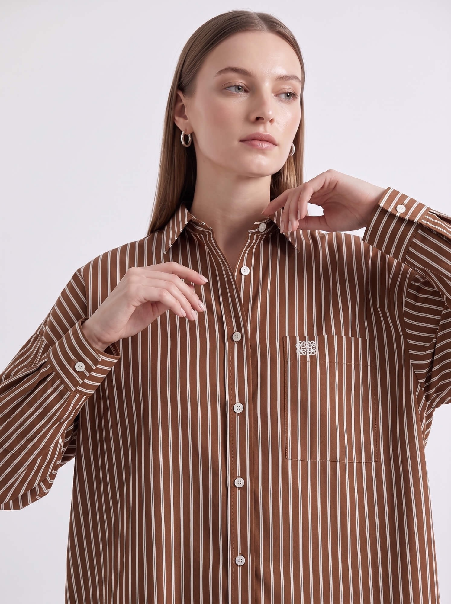 New Oversize Shirt Stripe