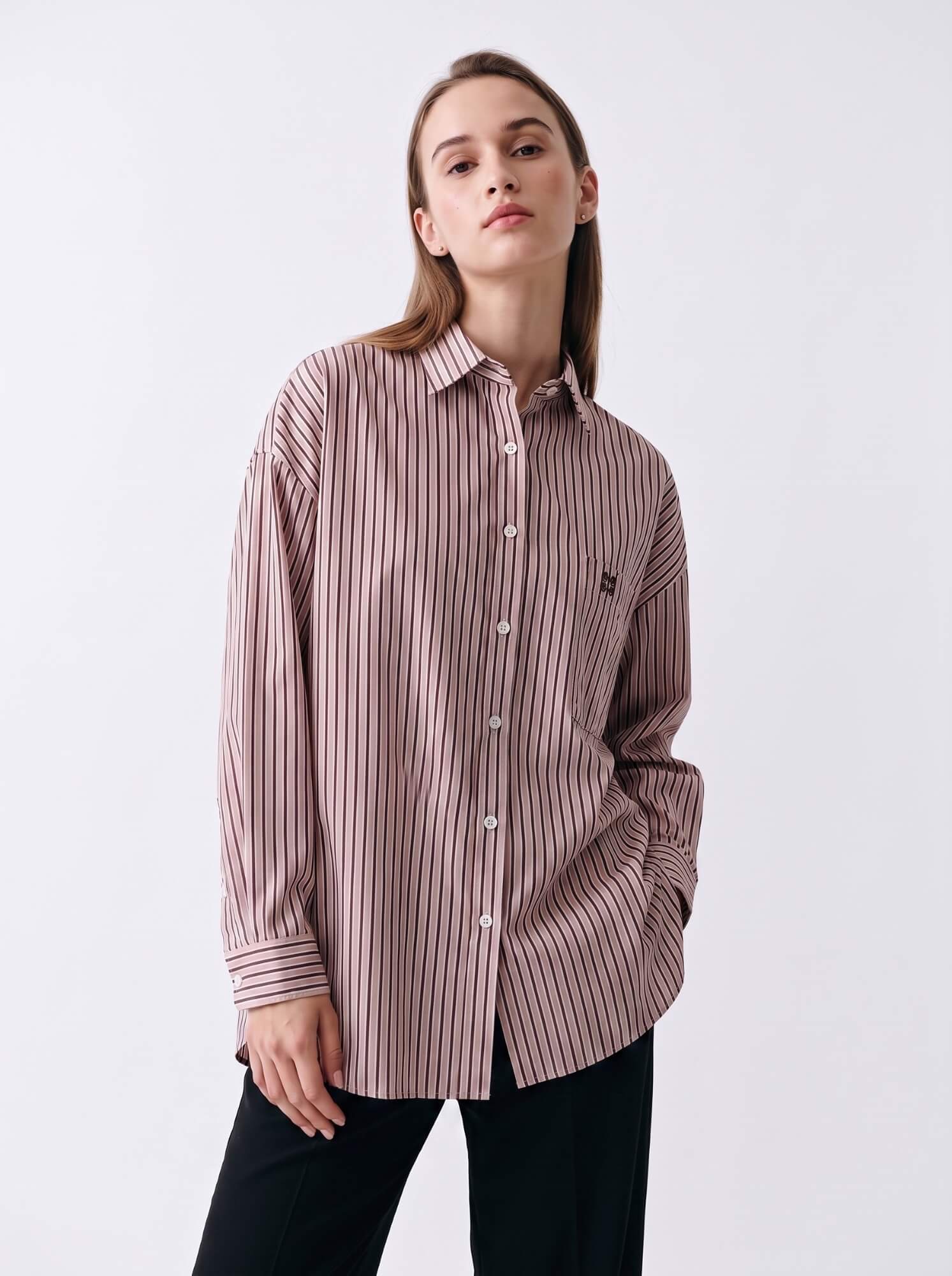 New Oversize Shirt Stripe
