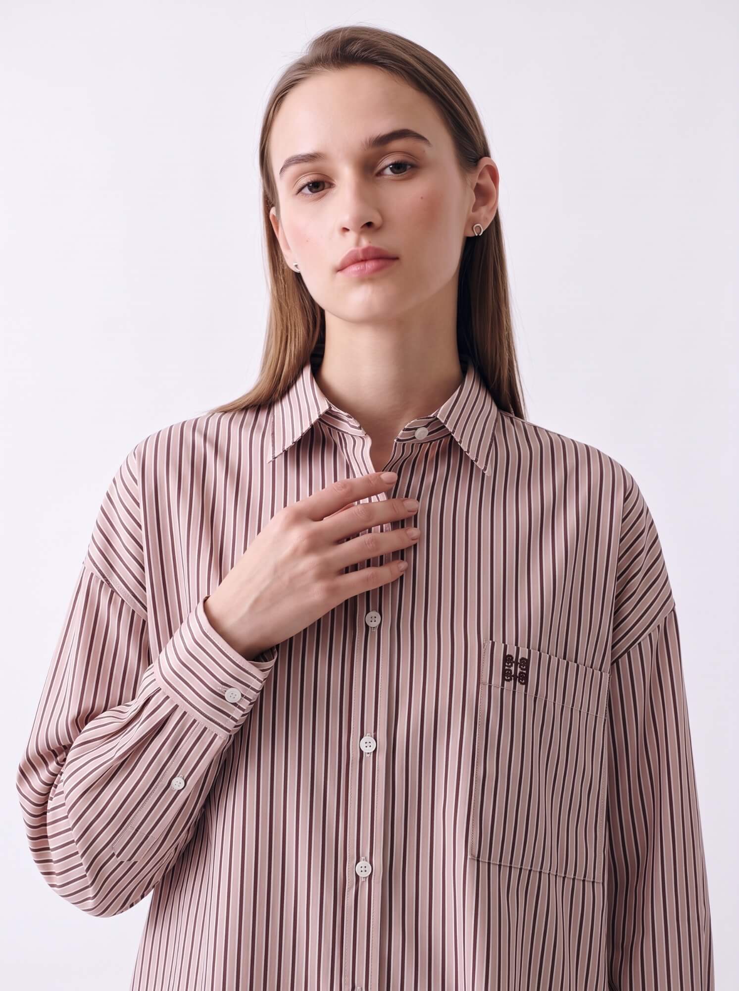 New Oversize Shirt Stripe