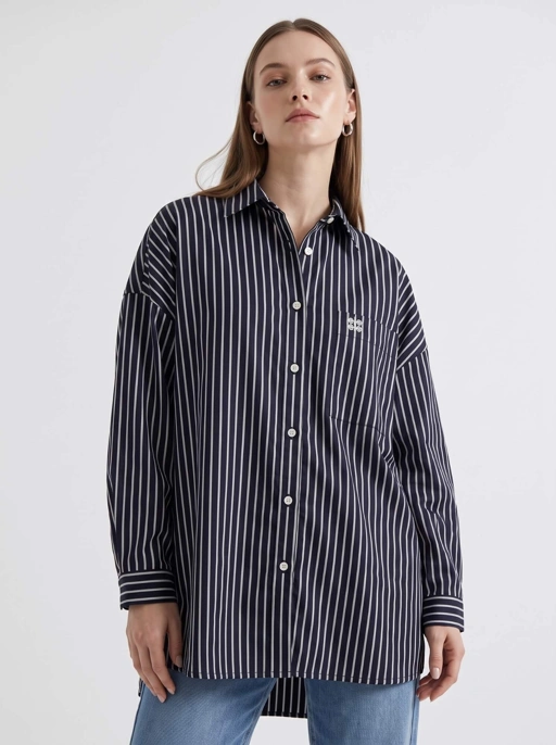 New Oversize Shirt Stripe 