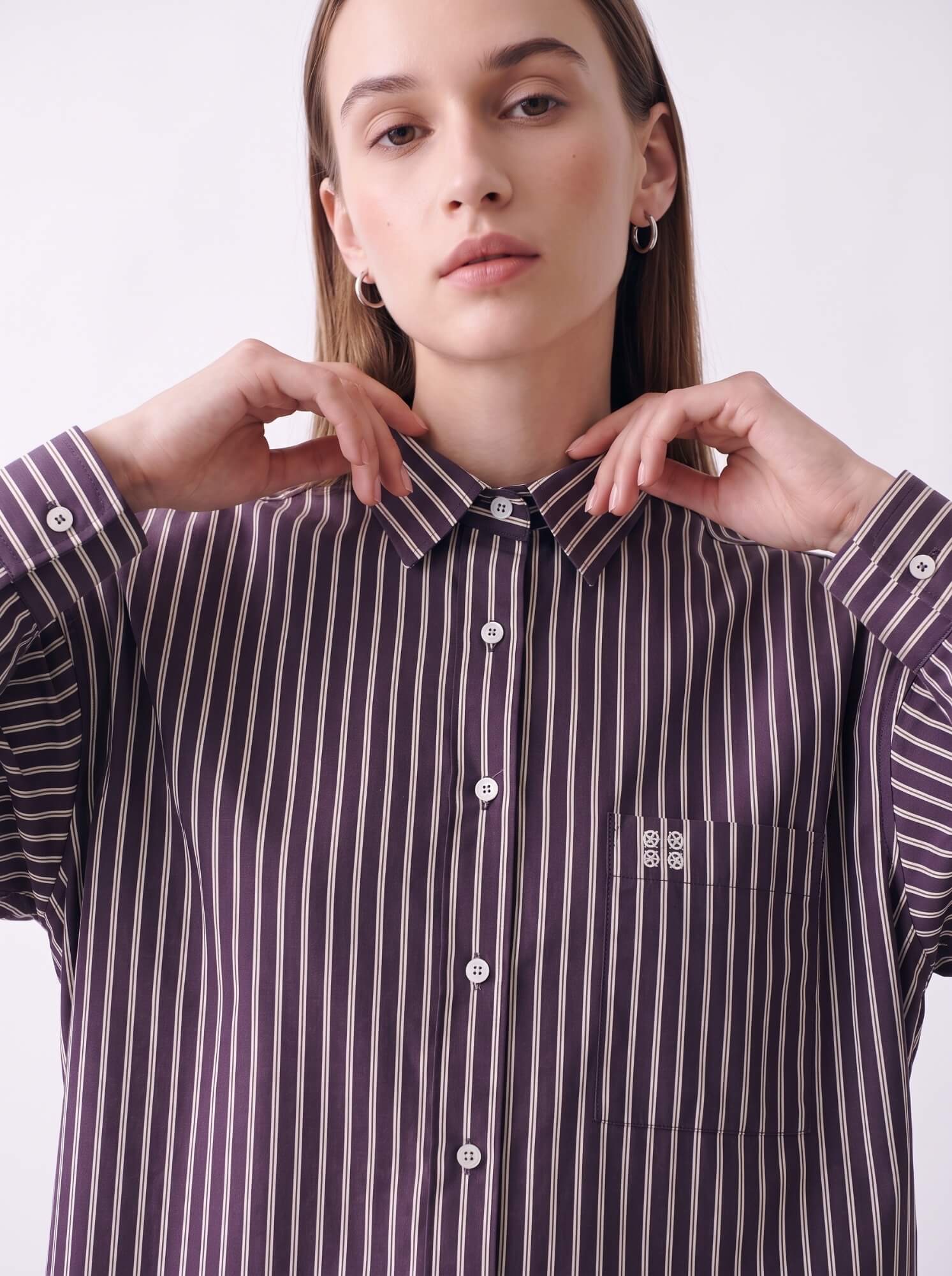 New Oversize Shirt Stripe