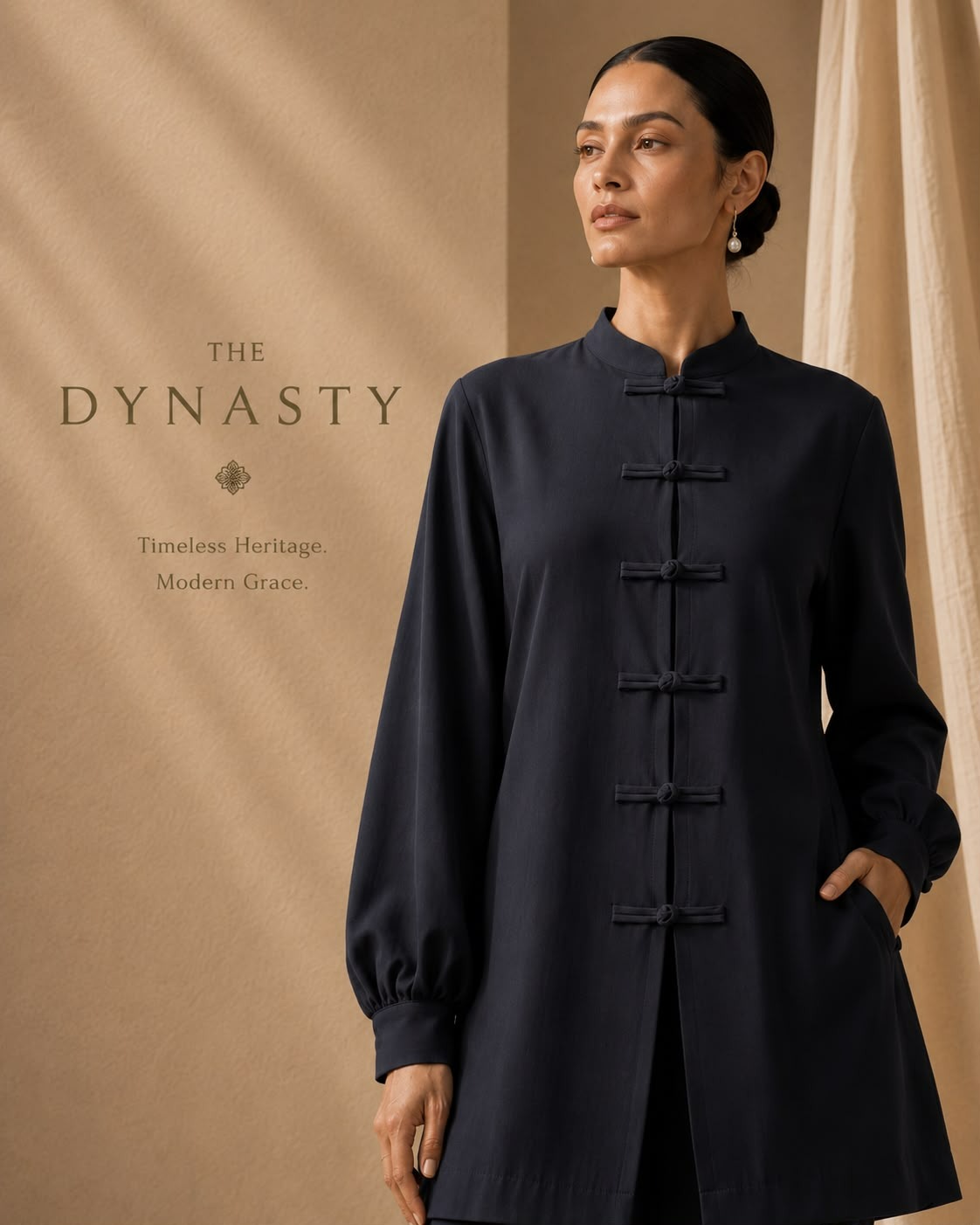 The Dynasty - Atasan Wanita Cheongsam