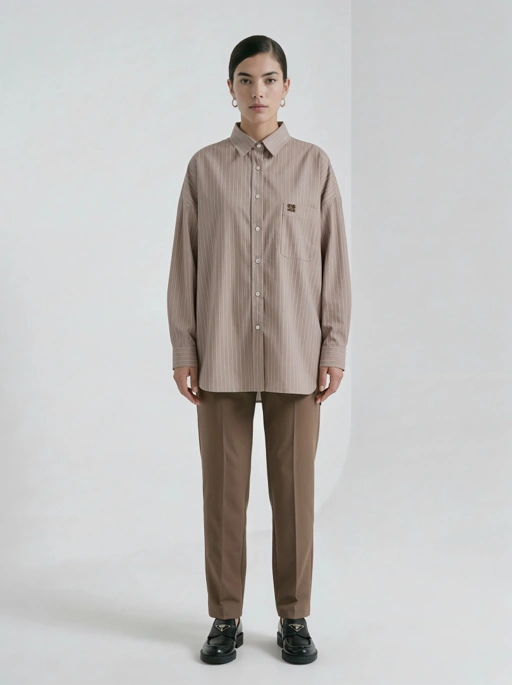 Image of Oversize Shirt Stripe