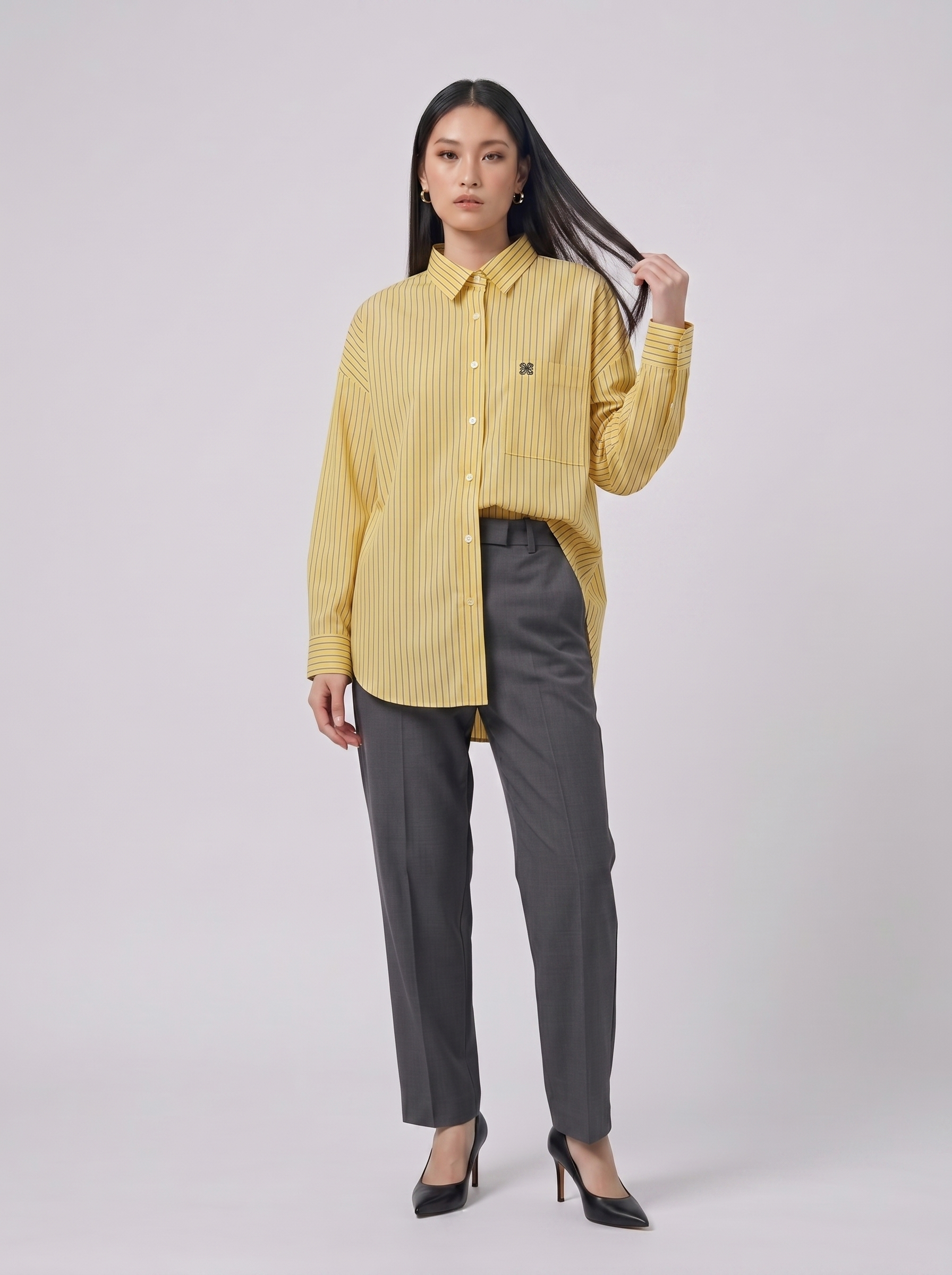 Oversize Shirt Stripe 