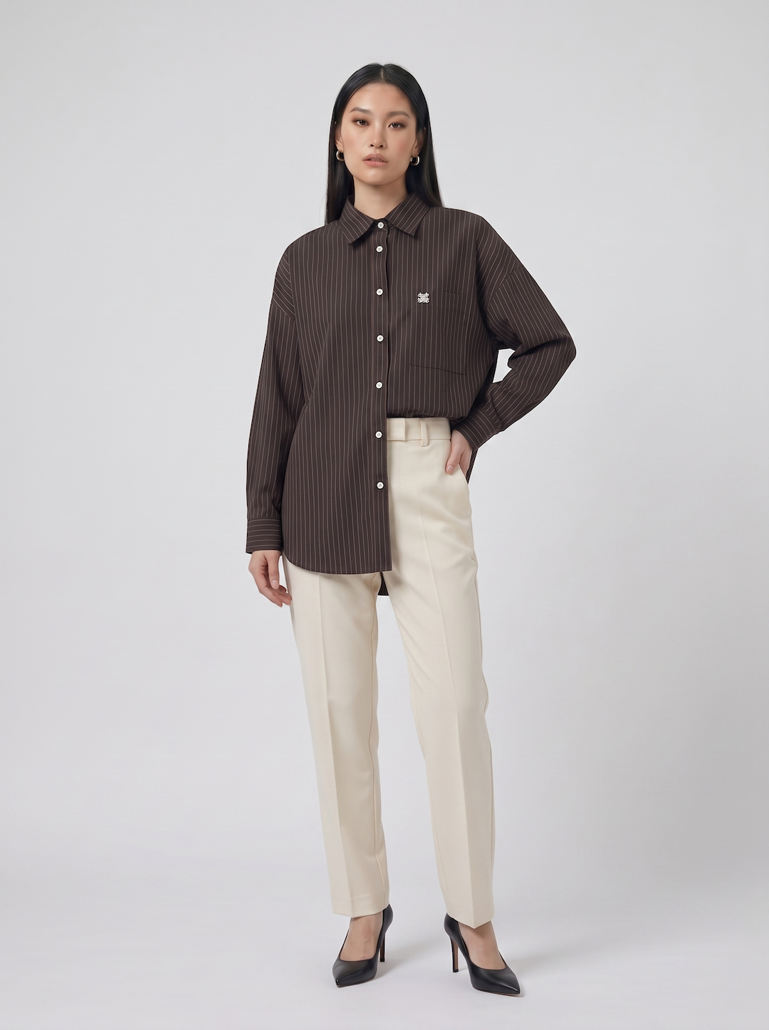 Oversize Shirt Stripe 