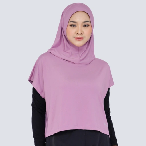 Image of Vellqa  Ranu Vest Hijab - "Purple"