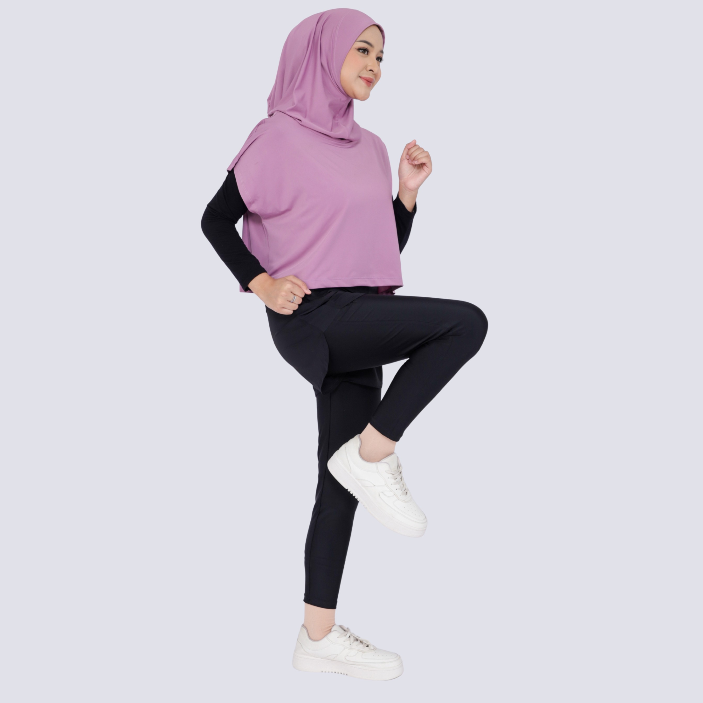 Vellqa  Ranu Vest Hijab - "Purple"