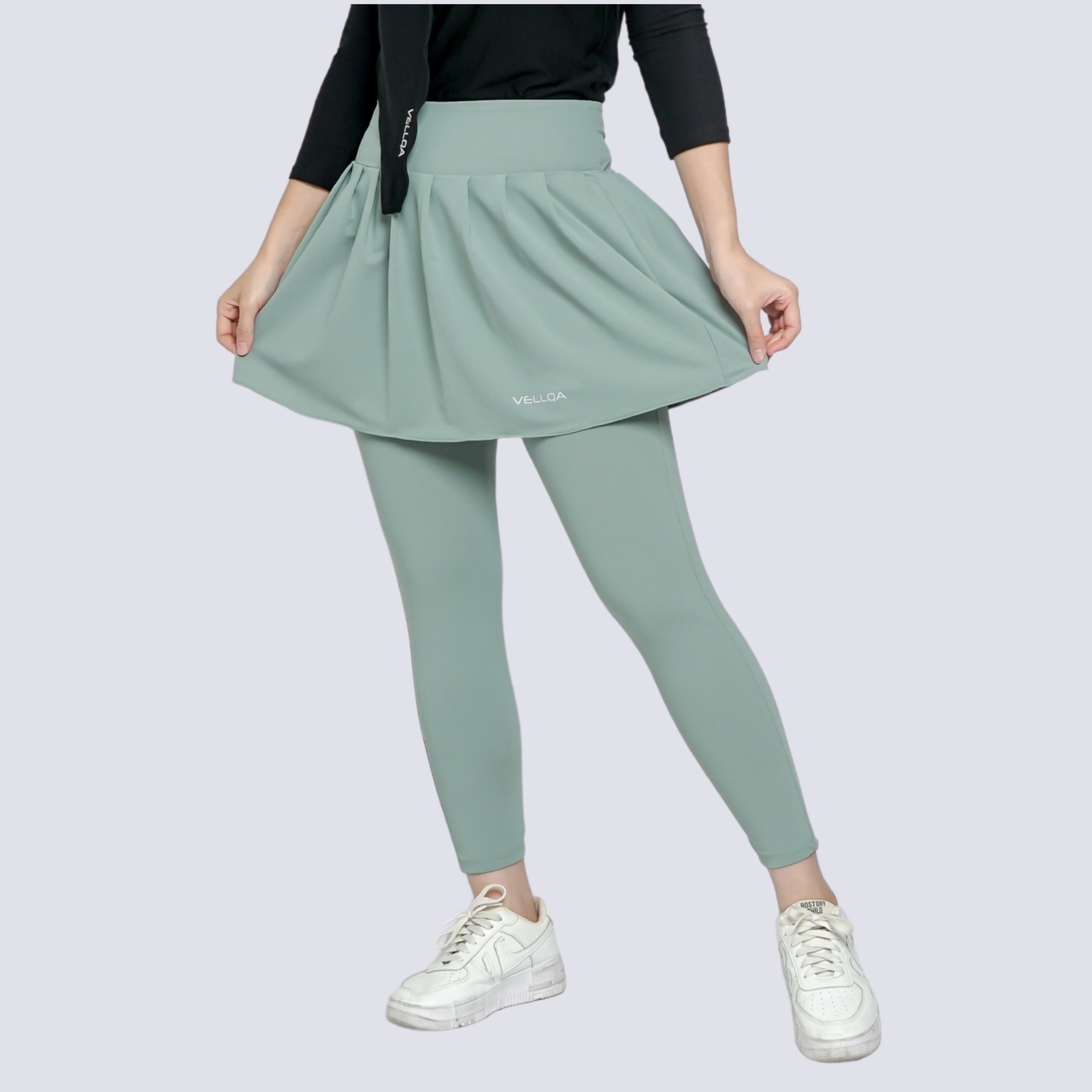 Vellqa Snowbell Legging Skirt - "Aqua"
