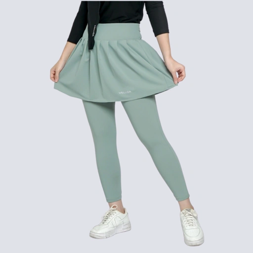 Image of Vellqa Snowbell Legging Skirt - "Aqua"