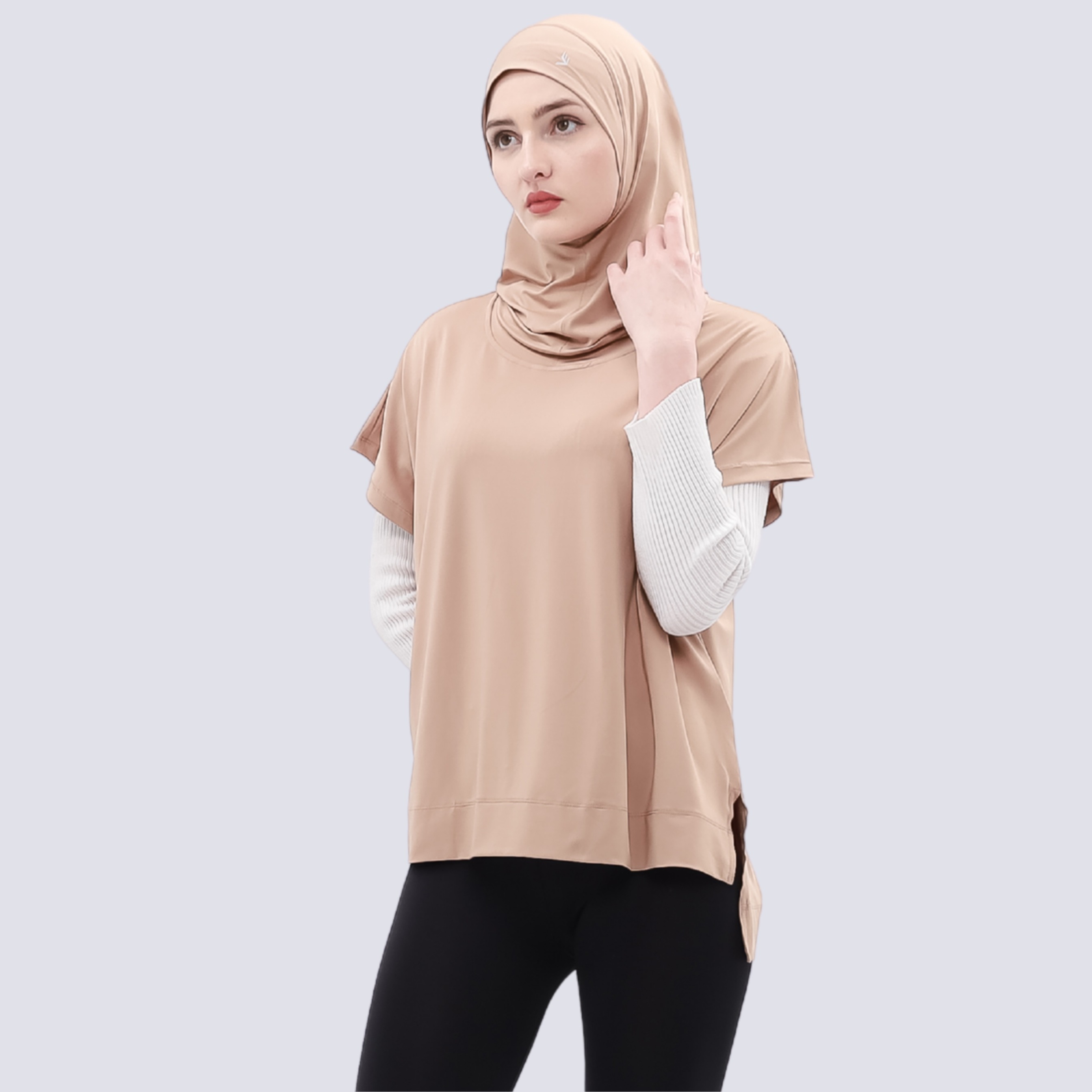 Vellqa Linden Vest Hijab - "Hazelnut"