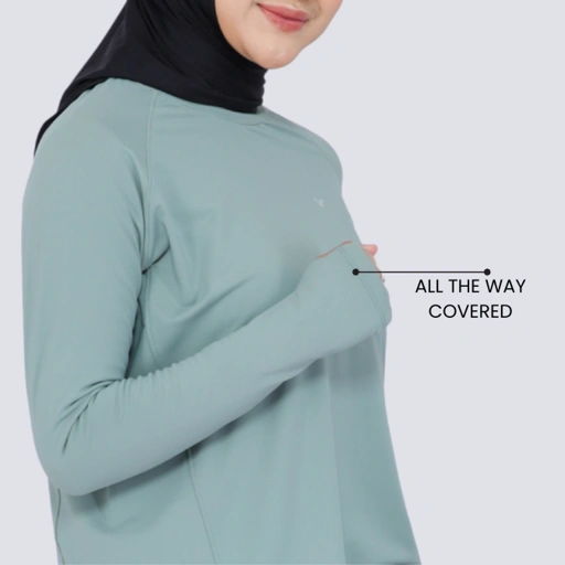 Image of Vellqa Acton Active Top - "Aqua"