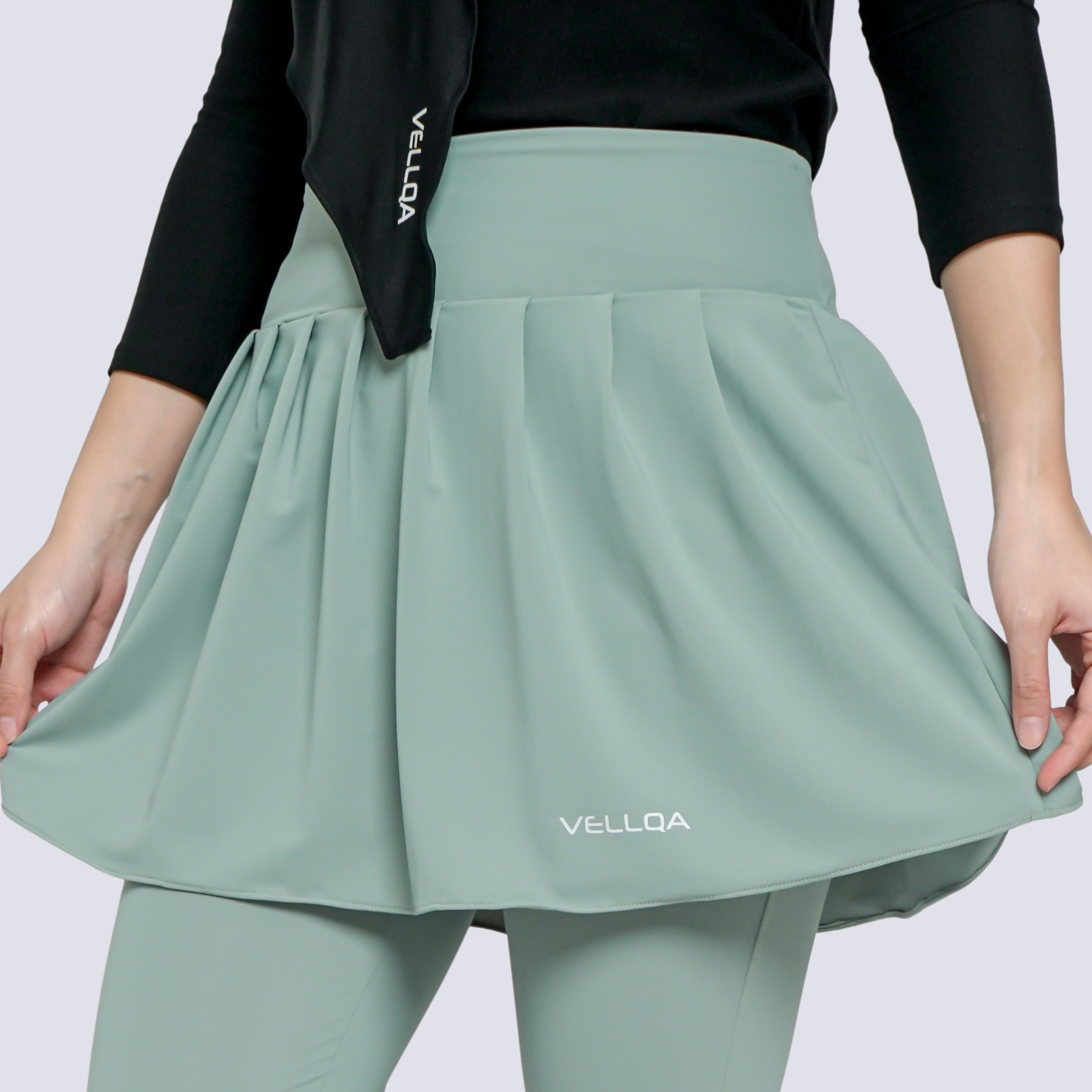 Vellqa Snowbell Legging Skirt - "Aqua"