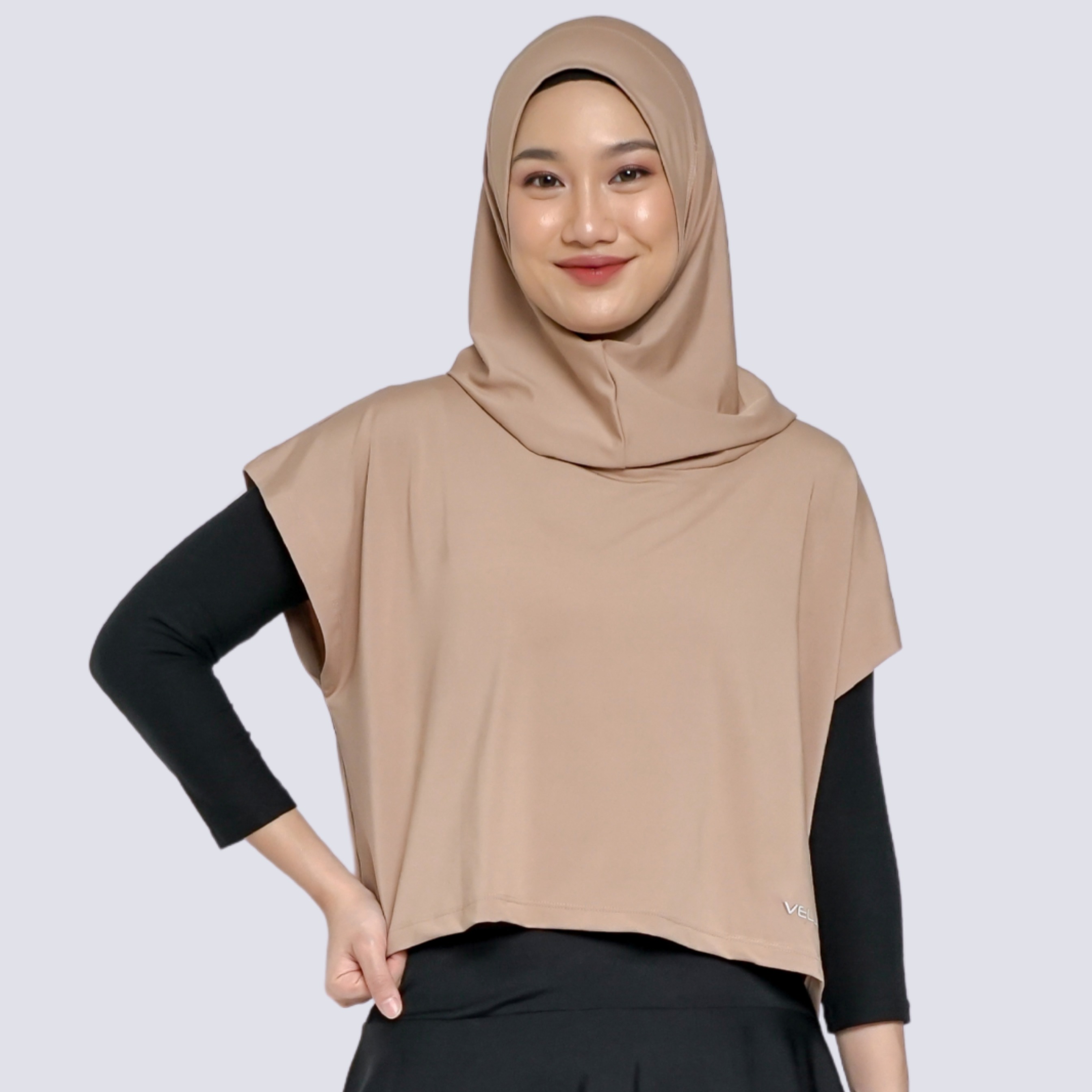 Vellqa  Ranu Vest Hijab - "Hazelnut"