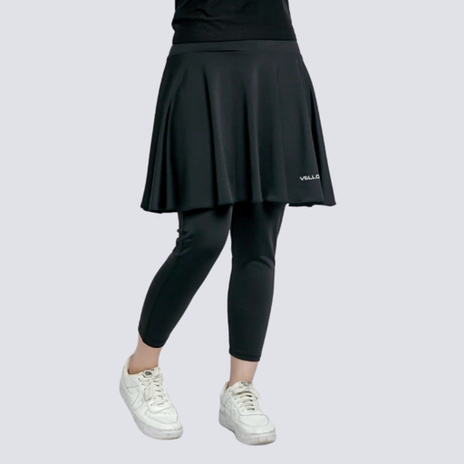 Image of Vellqa Gaharu Legging Skirt  - "Black"