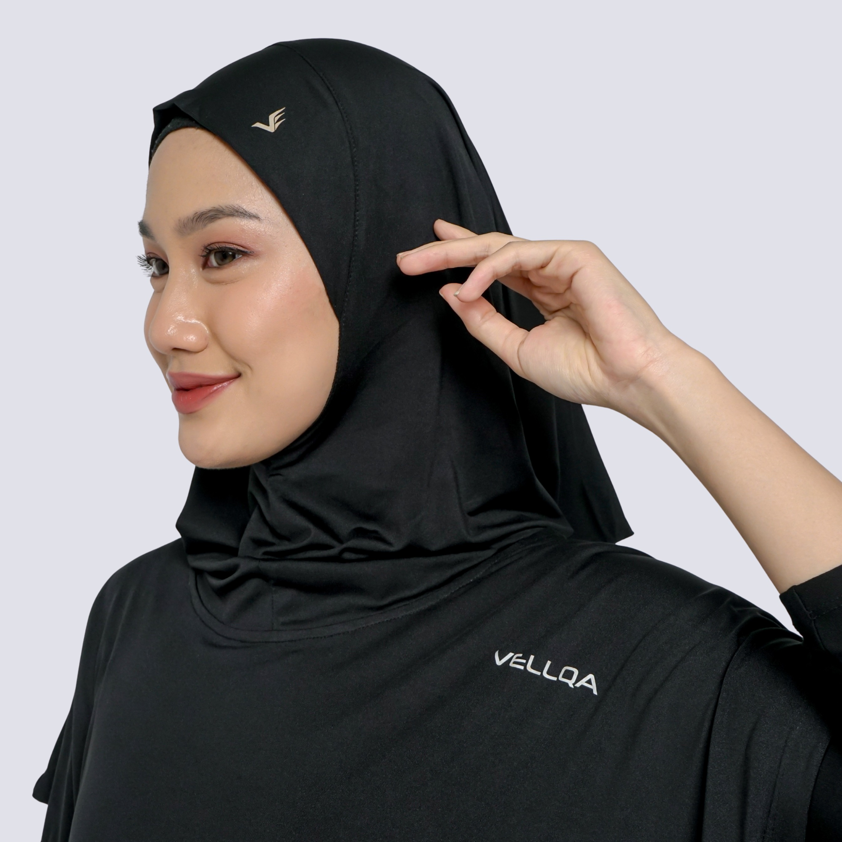Vellqa Linden Vest Hijab - "Black"