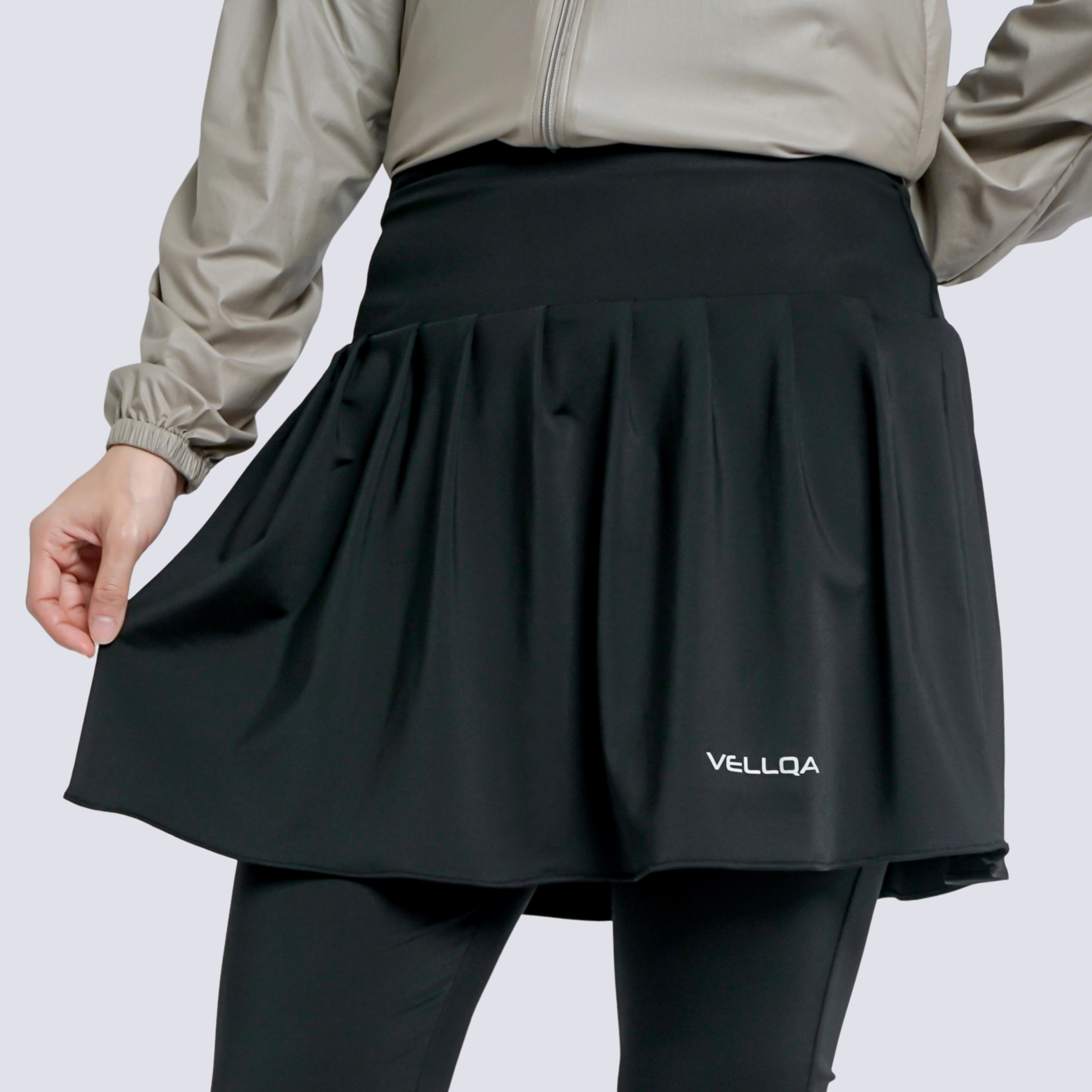 Vellqa Snowbell Legging Skirt - "Black"