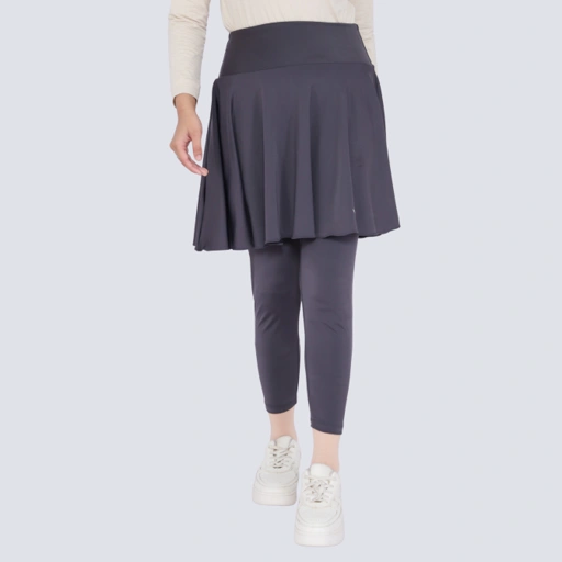 Image of Vellqa Snowbell Legging Skirt - "Grey"