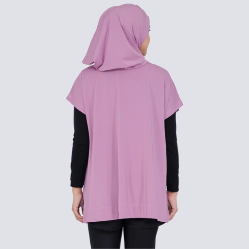 Image of Vellqa Linden Vest Hijab - "Purple"