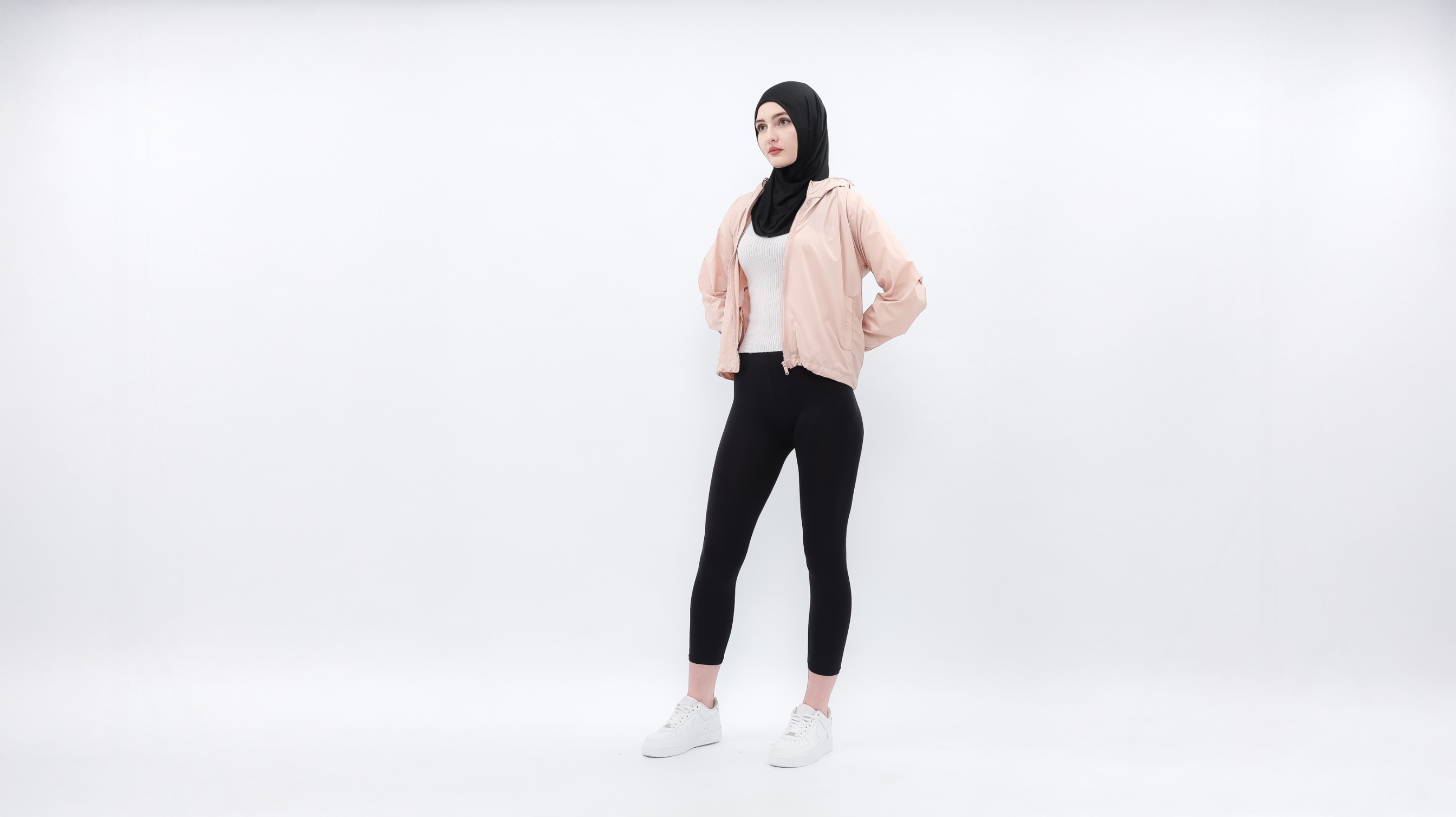 Vellqa Running Jacket Waterproof Free Pouch - "Peach"