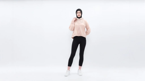 Image of Vellqa Running Jacket Waterproof Free Pouch - "Peach"