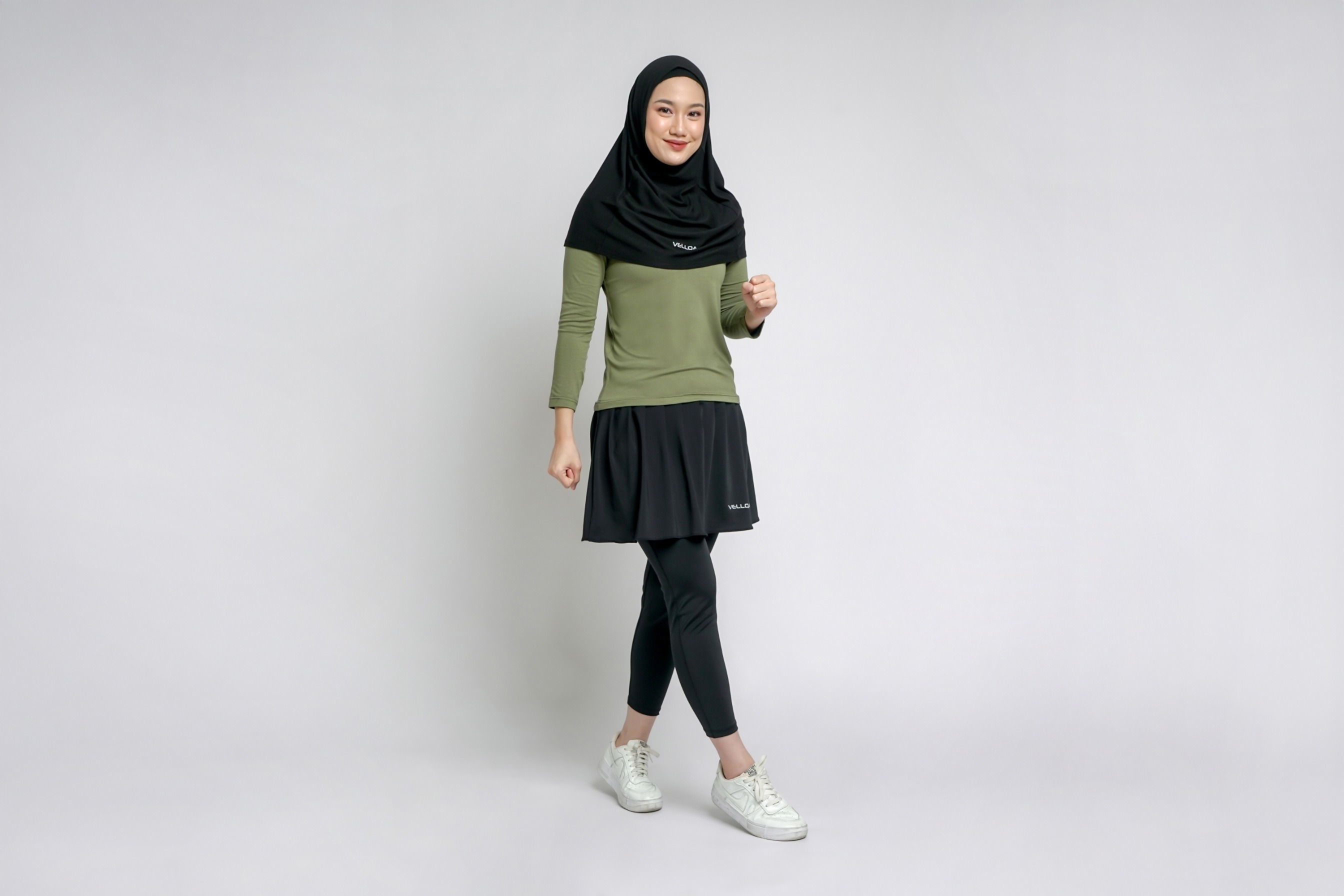 Vellqa Snowbell Legging Skirt - "Black"