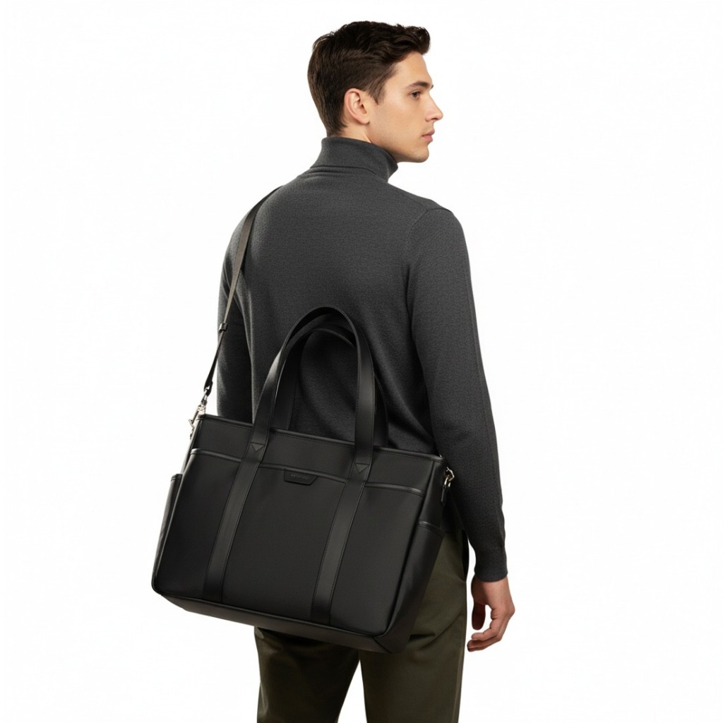 Luicent Nylon Tote Bag 
