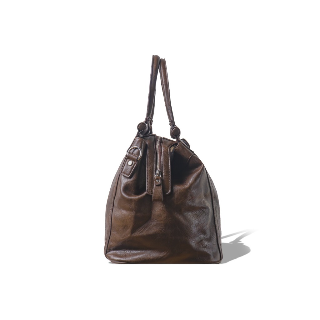 Griffin Travel Weekender Bag - Tas Travel Kulit EcoLeather