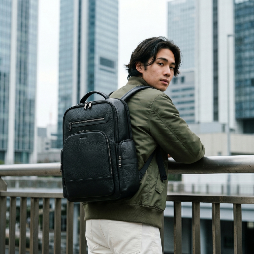 Denali Genuine Leather - Parker Backpack - Tas Ransel Pria 100% Kulit Sapi