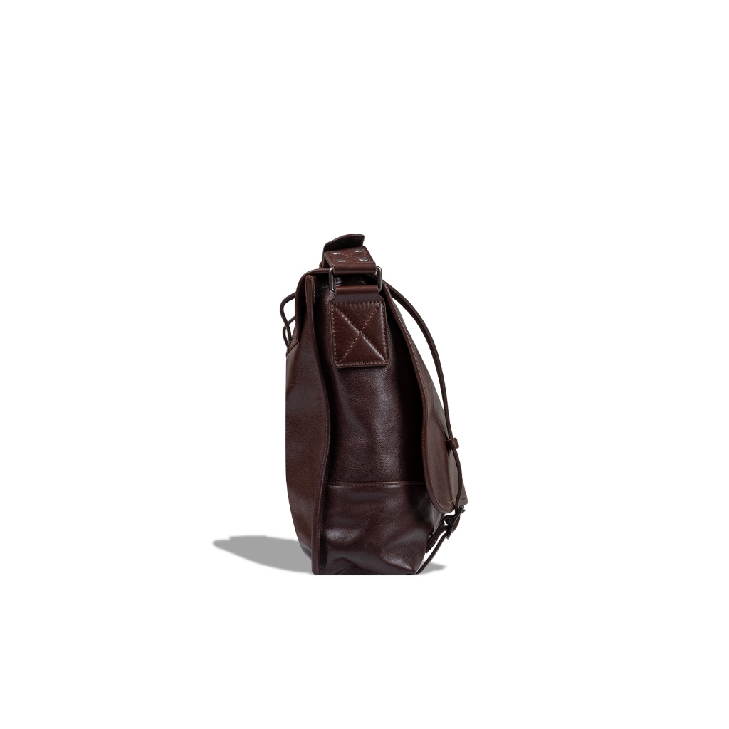 Denali Genuine Leather - Lawson Vintage Messenger Bag - Tas Selempang Pria