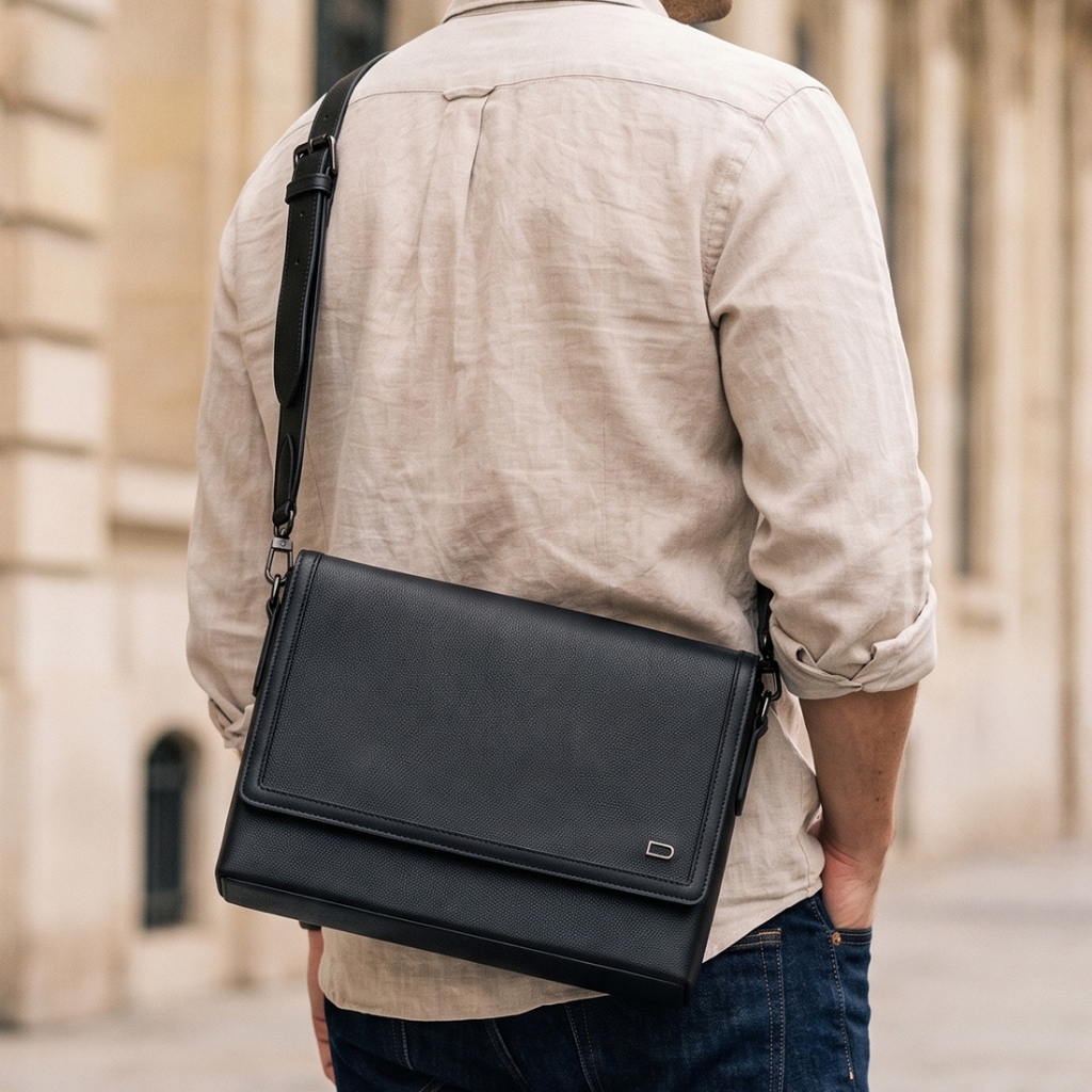 Denali - Julian Soft Trunk Bag - Tas Selempang Kulit EcoLeather Pria