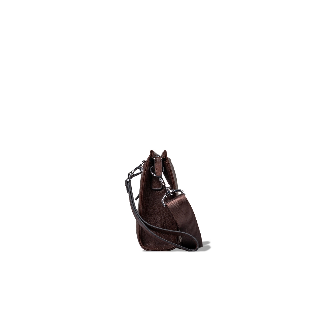 Denali Genuine Leather - Noema Duo Leather Clutch Crossbody - Tas Selempang Pria 100% Kulit Sapi