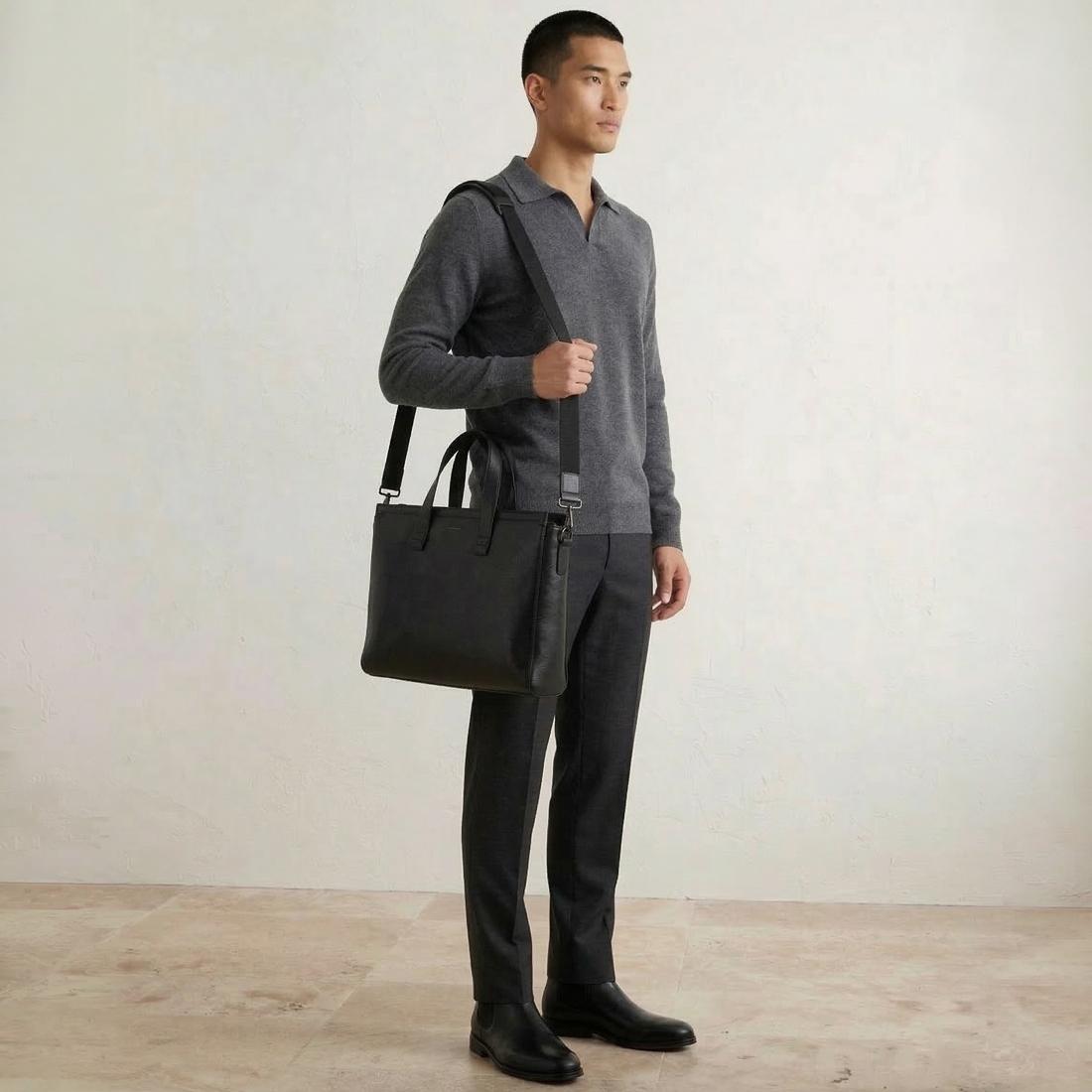 Denali Genuine Leather - Veyron Tote Bag - Tas Tote Kulit Pria / Wanita