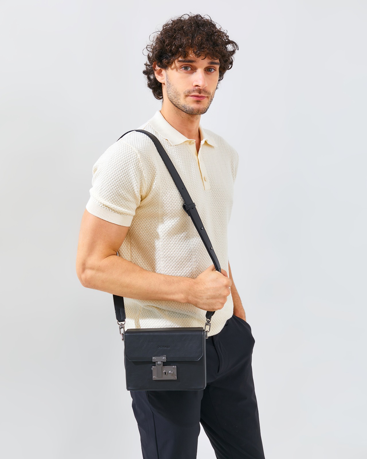 Alfred Lock Crossbody Bag
