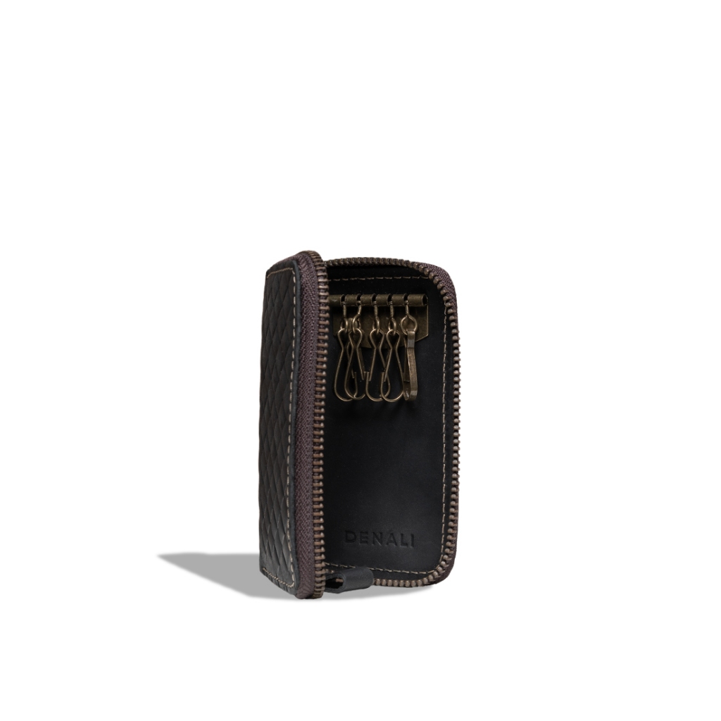 Denali - Woven Leather/Kulit Anyaman - Hikaru Key Wallet
