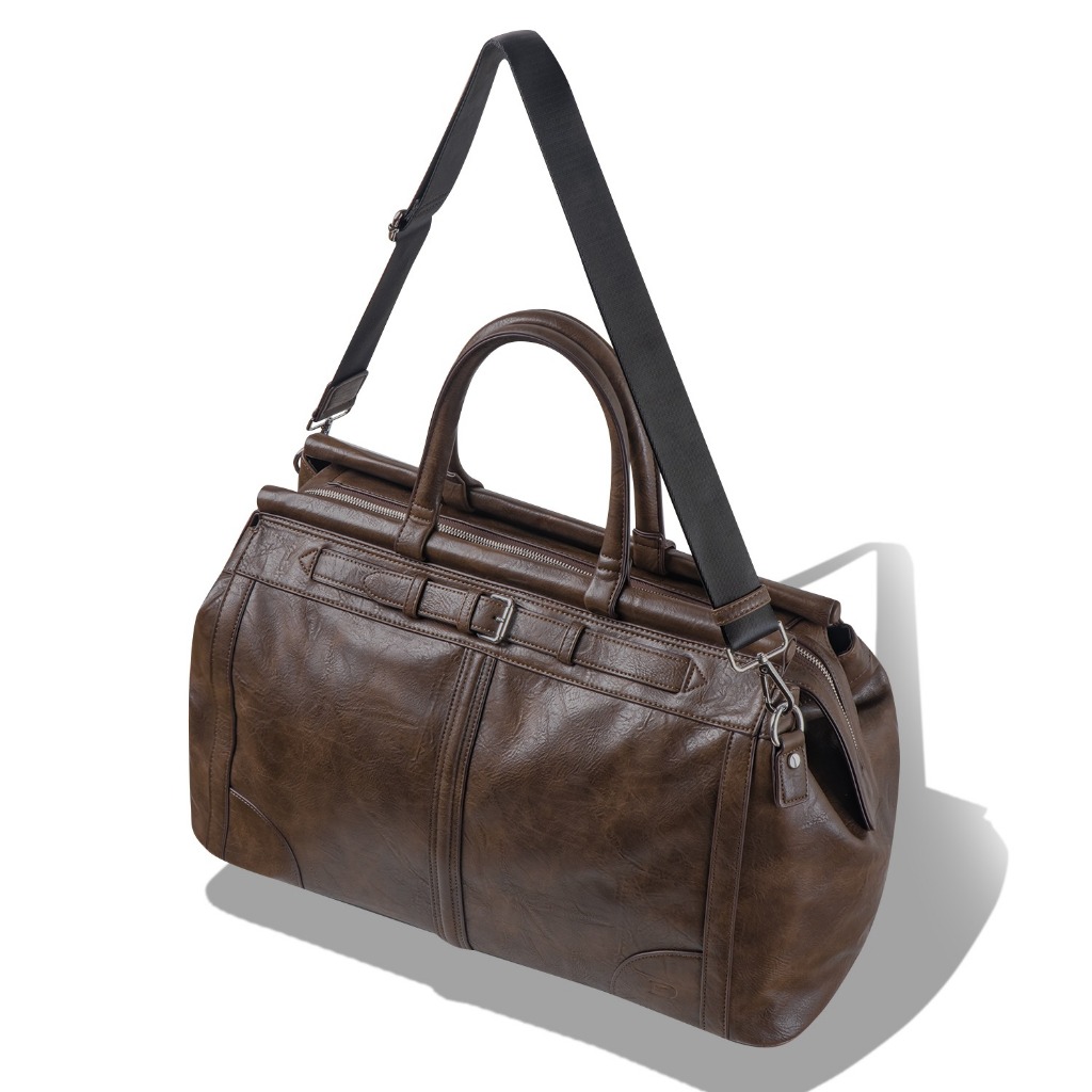 Griffin Travel Weekender Bag - Tas Travel Kulit EcoLeather