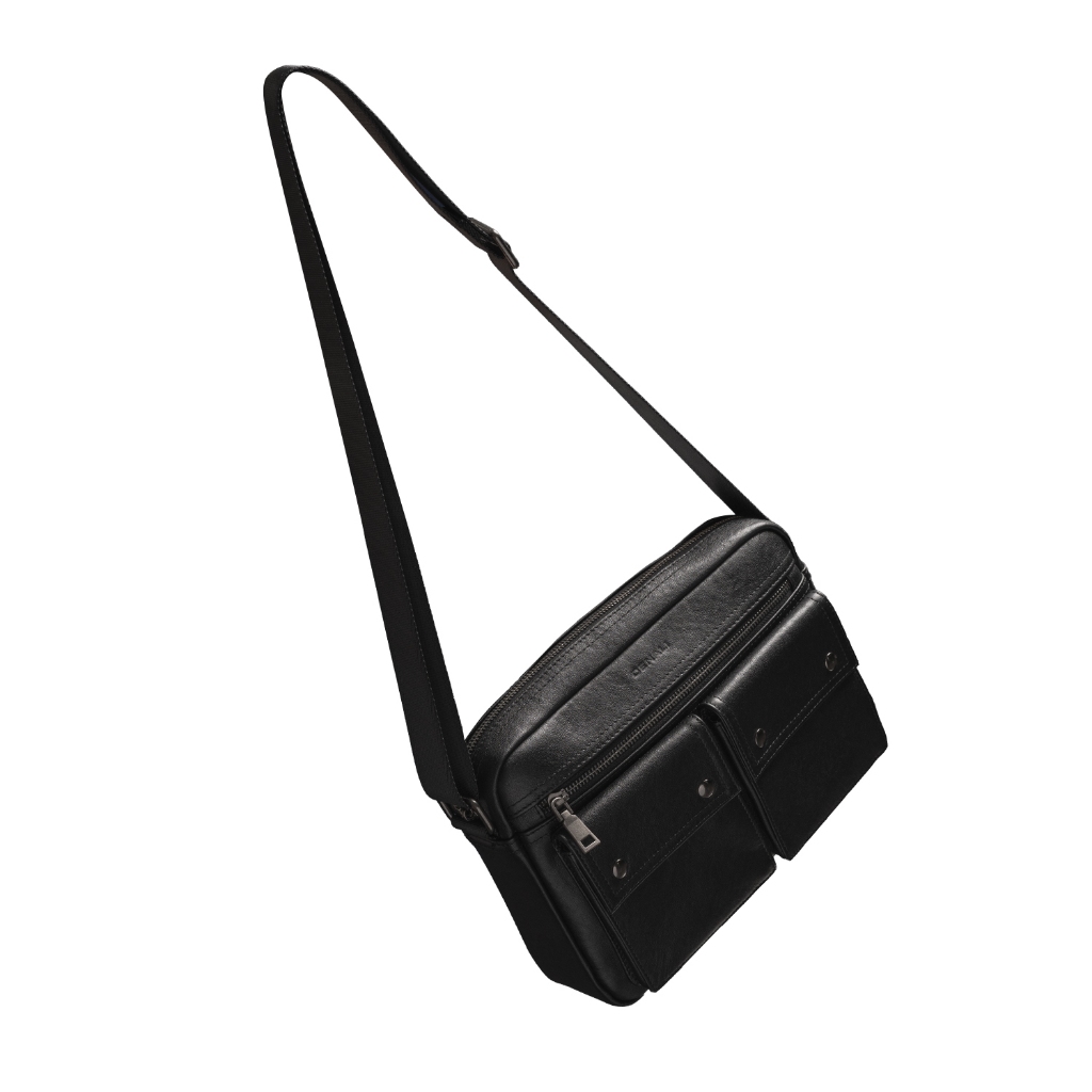Denali Genuine Leather - Ronan Crossbody Bag - Tas Selempang Kulit Pria