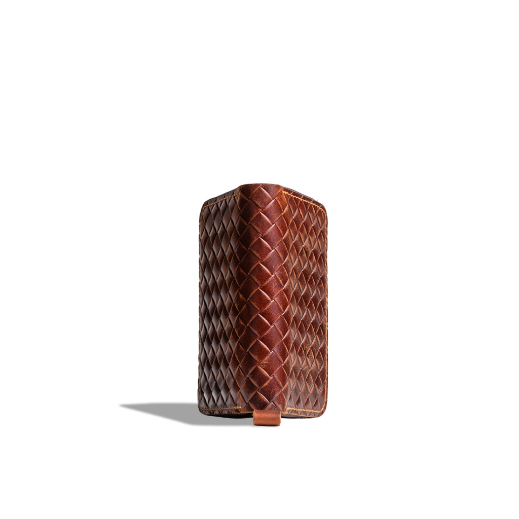 Denali - Woven Leather/Kulit Anyaman - Hikaru Key Wallet