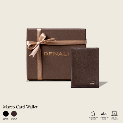 Denali - Marco Leather Card Wallet - Dompet Kartu Kulit Asli
