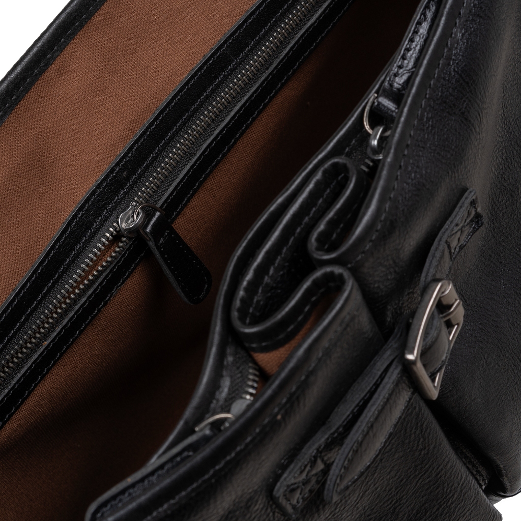 Denali Genuine Leather - Douglass Vintage Messenger Bag - Tas Selempang Pria