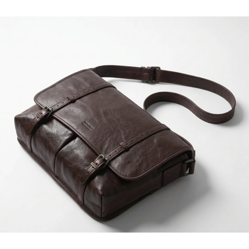 Image of Denali Genuine Leather - Lawson Vintage Messenger Bag - Tas Selempang Pria