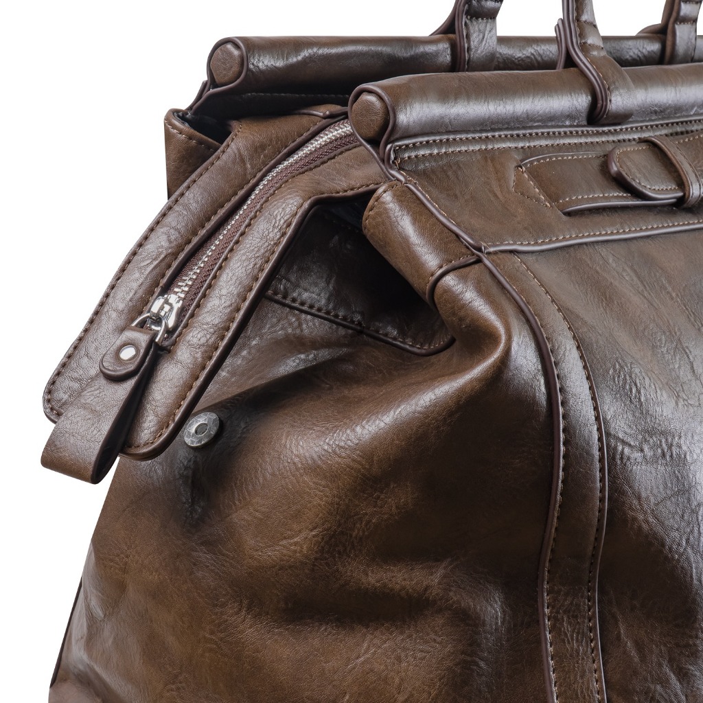 Griffin Travel Weekender Bag - Tas Travel Kulit EcoLeather