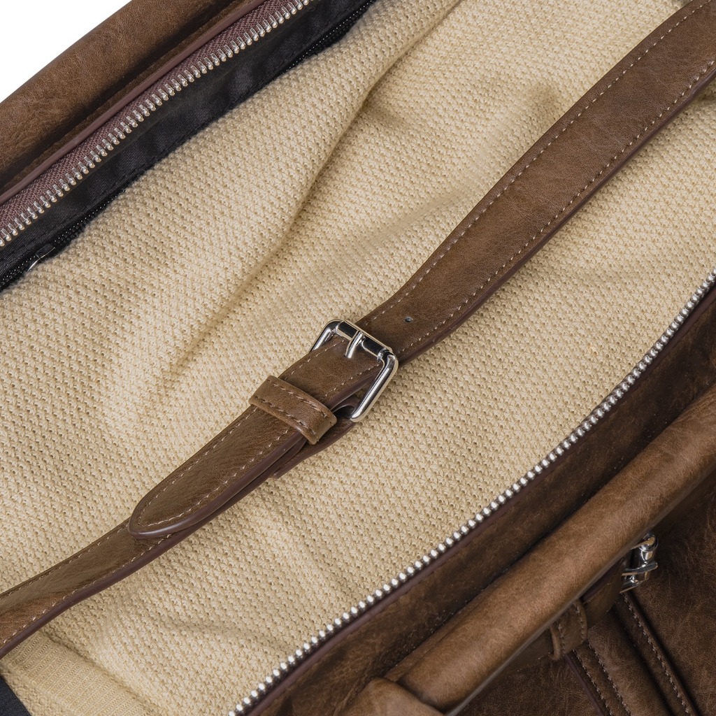 Griffin Travel Weekender Bag - Tas Travel Kulit EcoLeather