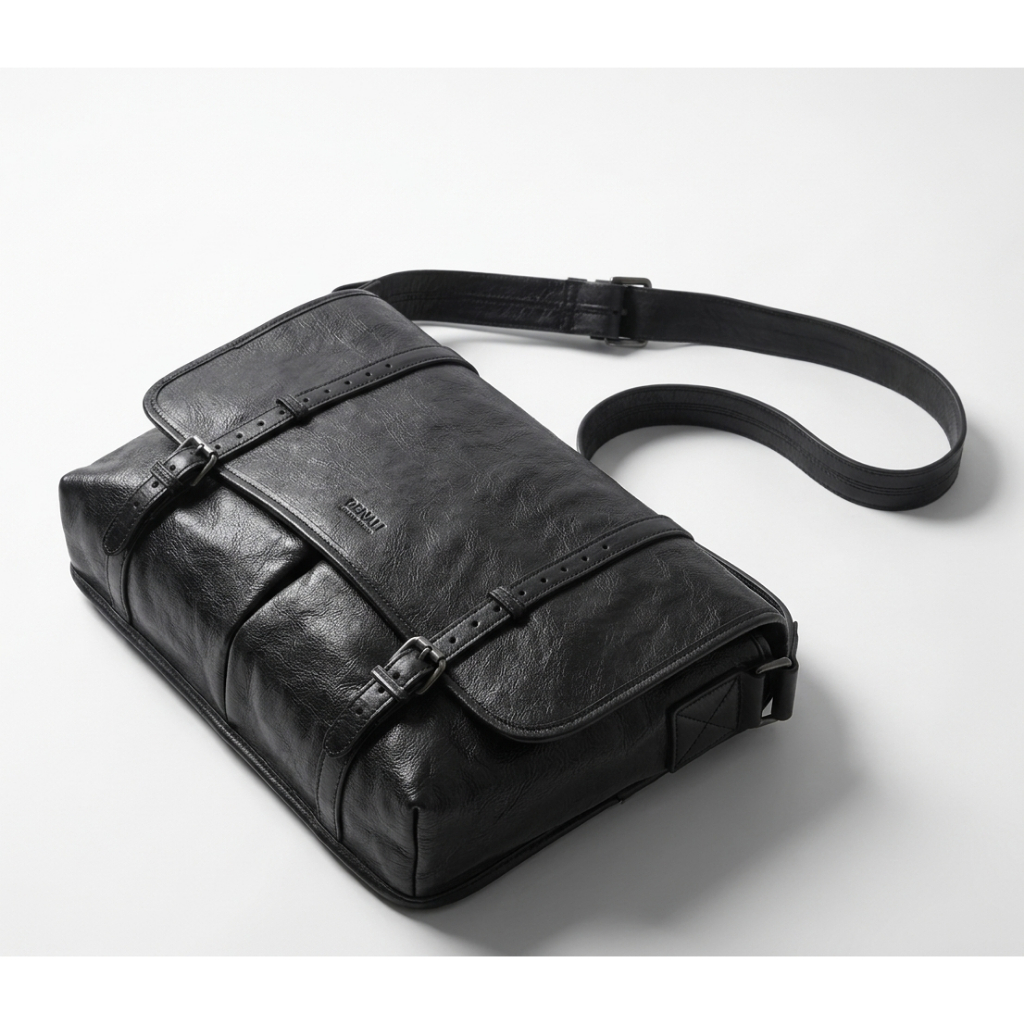 Denali Genuine Leather - Douglass Vintage Messenger Bag - Tas Selempang Pria