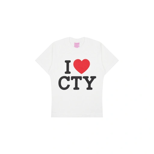 Image of Cartaly I <3 CTY Baby Tee White