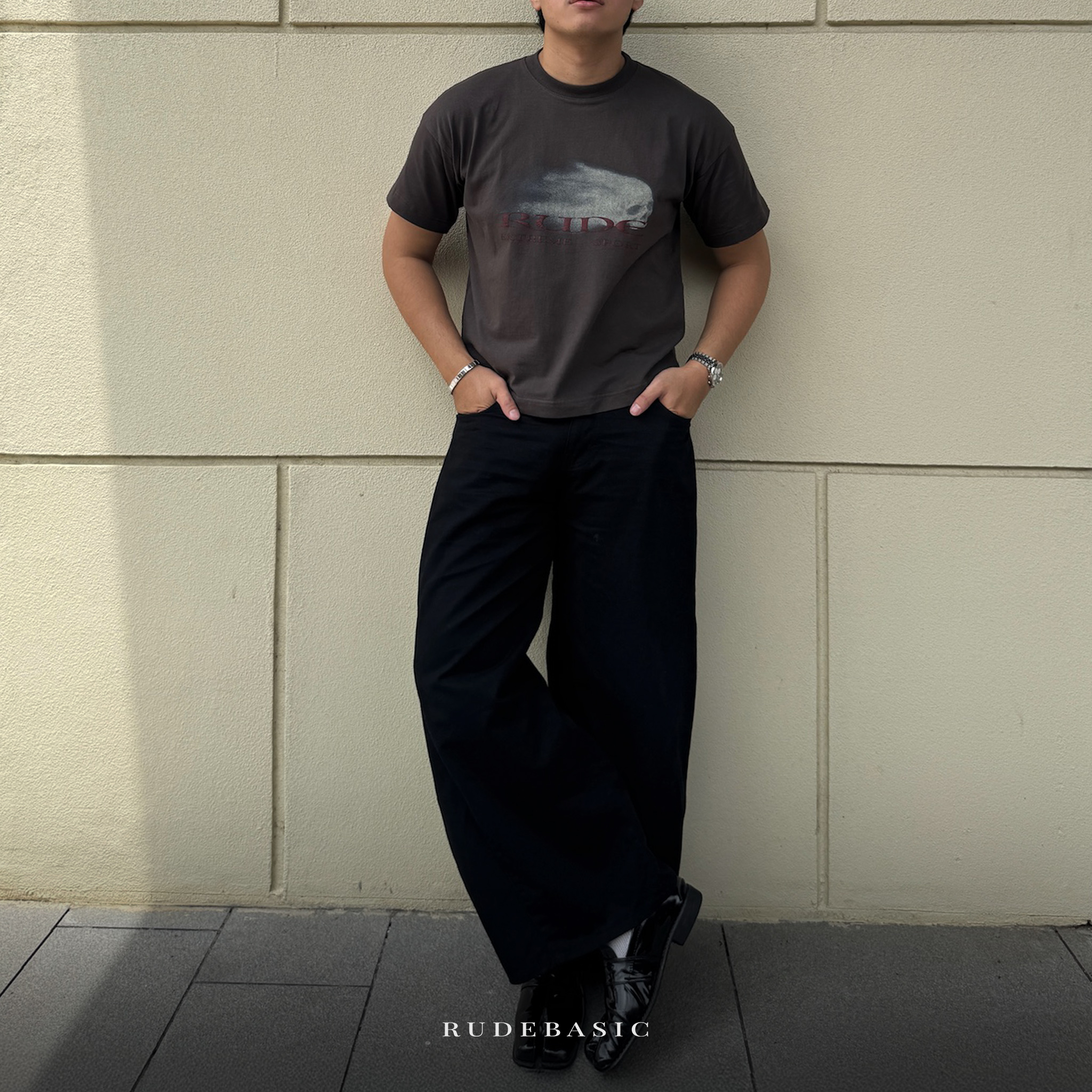 RUDEBASIC - Extreme tiny tee | Heavy Weight | Kaos Pria | Kaos vintage