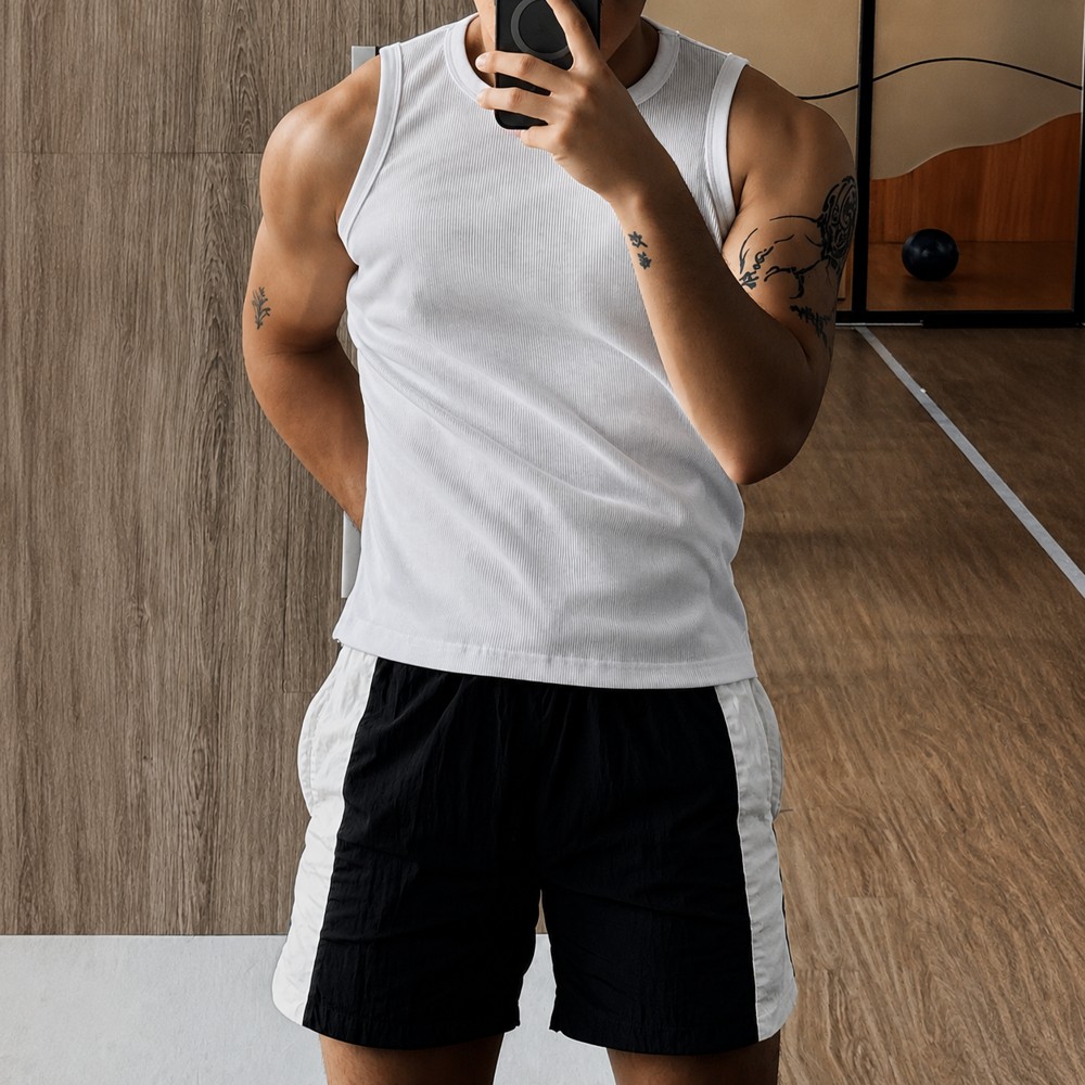 RUDEBASIC - Block Rude Parachute Shorts | Celana pendek | Celana Olahraga | Celana parasut | Celana unisex