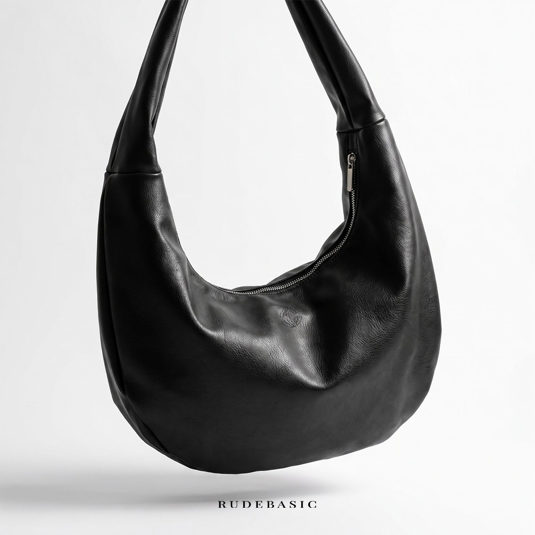 RUDEBASIC - Monk Leather Bag | Unisex | Tas Pria | Tas Kulit